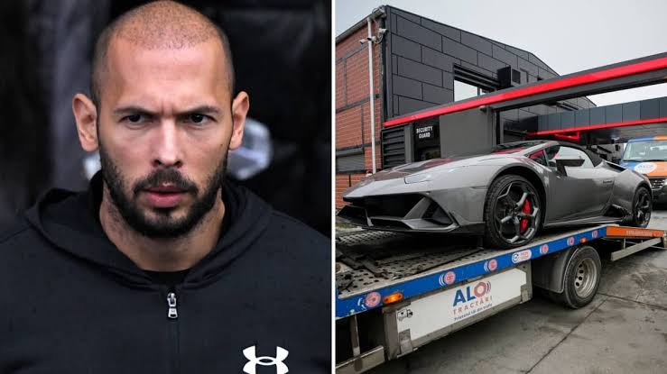 Authorities seize luxury cars from Andrew Tate's compound