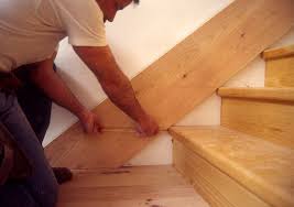 Once the basic design and layout of the staircase have been established, you can proceed with adding the skirts, treads. Scribing Stair Skirt Boards Revisited Thisiscarpentry
