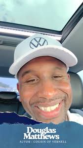 A special message from profound actor & cousin of Vernell, Douglas  Matthews! Sending love & reflecting. #vernellbrownjr