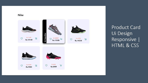 I have listed over 10+ best product card designs made with html, css, and js. Product Card Ui Design Responsive Html Css Youtube