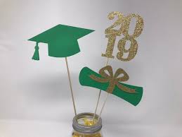 Graduation Party Decorations 2020 Graduation Centerpieces Etsy Graduation Center Pieces Graduation Party Decor Graduation Decorations