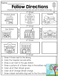 1st Grade Vocabulary Worksheets Kindergarten Social Studies Social Studies Worksheets Map Skills Worksheets