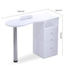 Amazon Com Mesa De Manicura De Madera Para Salon De Belleza Belleza Y Cuidado Personal