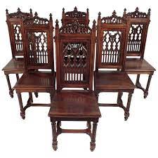 Antique 1900 S Gothic Style Dining Chairs 1stdibs Com Antique Dining Room Chairs Dining Room Chairs Modern Antique Furniture Vintage