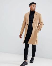 Visitez ebay pour une grande sélection de asos duffle coat. Asos Design Wool Mix Overcoat In Camel Asos