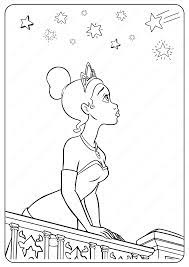 33+ tiana coloring pages for printing and coloring. Printable Disney Tiana Under The Stars Coloring Pages