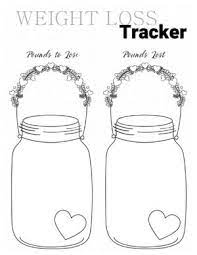 Tracker printable weight loss calendar 2021. Free Weight Loss Tracker Printable Customize Before You Print