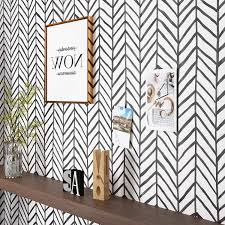 Whether it's lush grasscloth, a colorful wall decal, or glossy paneling, a statement wall can take a bedroom from mundane to magnificent. Buy Livelynine Decorative Contact Paper Black And White Self Adhesive Wallpaper Peel And Stick Wall Covering For Kitchen Bathroom Bedroom Farmhouse Accent Wall Waterproof Oilproof 17 7x78 8inch Online In Vietnam B0899knlm1