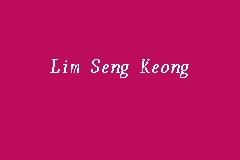 2021 yen chuan international co., ltd. Lim Seng Keong Advocate And Notary Public In Georgetown