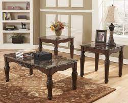 Ashley furniture signature design marble coffee table it is a top quality round coffee table with a smooth laminate top and strong metal frames. North Shore Table Set Of 3 Ashley Furniture Homestore Marble Coffee Table Set Furniture Ashley Furniture
