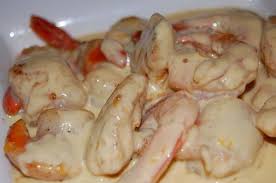 Joue De Lotte Saint Jacques Et Gambas En Creme D Agrumes Delices Eyes