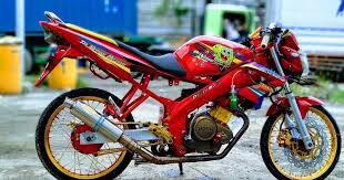 Vixion Modif Jari Jari Simple Warna Merah Vegafans Com