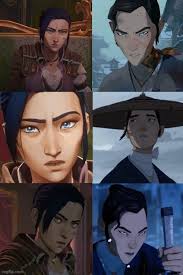 Comparison of Mizu from Blue Eye Samurai and Caitlyn