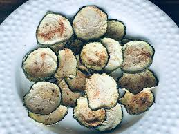 Dehydrate at 125 degrees for up to 24 hours or until completely dehydrated and crispy. Dehydrated Zucchini Chips 3 Ways Salt Spice Dill Pickle Simple Eco Mama