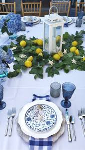 Fall In Love With Coastal Blue White Tablescapes All Year Round Blue Table Settings Dining Table Decor Beautiful Table Settings