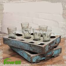 Huge sale on shot glass set holder now on. Rustic Shot Glass Holder Tray Storage Box Shabby Chic Display Wooden Stand Rack Vintage Custom Handmade Wine Compartment Tray Buy Rustic Shot Glass Tray Shabby Chic Glass Display Holder Drinking Glass Display Rack Product On