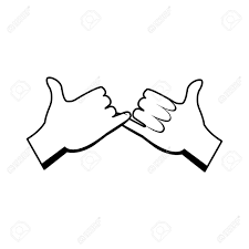 Love hands line art svg. Cartoon Hands Pinky Promise Gesture Image Vector Illustration Royalty Free Cliparts Vectors And Stock Illustration Image 79177806