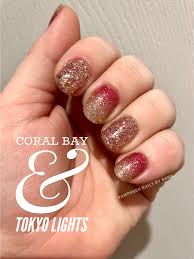 Coral Bay Tokyo Lights Color Street Mani By Pampered Nails By Dana Color Street Nails Nails Nail Polish Colors