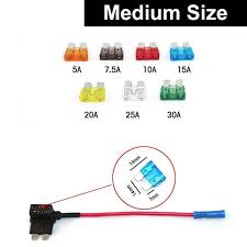 auto ato standard sicherung stromdieb verteiler kabel abzweiger abgriff adapter auto pkw kfz sicherungshalter 1 31 mm 16awg halte durch kfz autos