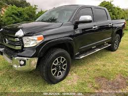 The 2021 toyota tundra is the oldest truck in its class, but it's still a dutiful hauler and plenty capable when taken off the beaten path. Toyota Tundra Crewmax 1794 Platinum 2016 Black 5 7l Vin 5tfaw5f12gx496579 Free Car History