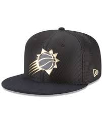 New Era Phoenix Suns On Court Black Gold Collection 9fifty Snapback Cap Black Adjustable Hats For Men Fitted Hats Sports Fan Shop