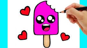 It's very easy tutorial, only follow me step by step How To Draw Ice Cream Easy Step By Step Kawaii Drawings Youtube