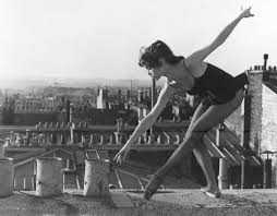 18-year-old Brigitte Bardot dancing on a roof, Paris, 1952 ...