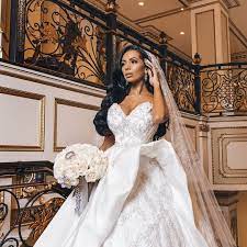 Erica Mena Has Fans Crying With This Gorgeous Video From Her And Safaree S Wedding Her Son Is Featured In The Clip As Well Wedding Dresses Wedding Gown Styles Celebrity Weddings