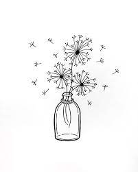 Inktober 2019 08 Frail Line Art Drawings Art Drawings Simple Flower Vase Drawing
