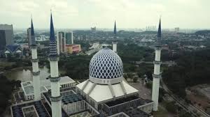 On public holidays and festival days however, booking accommodation in advance is the best thing to do. Aerial View Masjid Sultan Salahuddin Abdul Aziz Shah Blue Mosque Video By C Yuliang11 Stock Footage 210644010