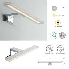 Subito a casa e in tutta sicurezza con ebay! Applique Specchio Bagno In Termoplastica A Led 8w 4000k Fan Europe Spot B Aqa
