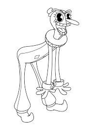 She is a giant, tall, slender mermaid with fairly wide hips. Cuphead Beppi The Clown Coloring Sheet To Print Coloring Pages Cuphead Beppi The Clown Color