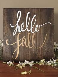 Hello Fall Wood Sign Gold Fall Decor Fall Pallet Art Rustic Fall Decora Fall Wood Signs Rustic Fall Decor Fall Pallets