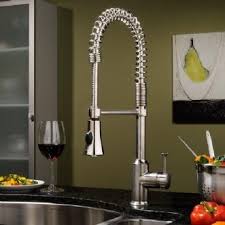 The bolden faucet looks like it came from the professional cookers kitchen. American Standard 4332350 075 Pekoe Semi Professional Kitchen Faucet W Plumbing Online Canada