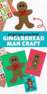 Gingerbread Man Template Kindergarten Christmas Crafts Man Crafts Gingerbread Man Template