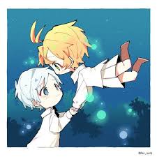 Which includes ray and norman, who were happy to have a new friend for their little group. 550 Norman X Emma X Ray Ideas In 2021 Neverland Art Neverland Norman
