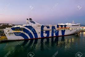 More images for tunisia ferries » Tunisia Tunisia May 25 2017 Ships And Ferries Gnv In The Port Of La Gullet In Tunisia At Sunset Stock Photo Picture And Royalty Free Image Image 81252521