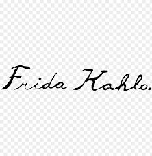 Framed prints in a range of sizes, styles and frame colors. Open Frida Kahlo Signature Png Image With Transparent Background Toppng