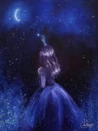 New Drawing Girl Back Sketches Beautiful Ideas Star Painting Anime Art Girl Star Art