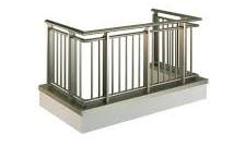 Balcony railing "Kasa-ki attached lattice railing KKB08 ...