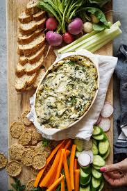 All the rich cheesy flavors of your favorite spinach dip with none of the guilt. Vegan Spinach Artichoke Dip Yummy Mummy Kitchen