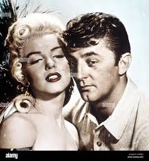 Marilyn Monroe & Robert Mitchum Film River Of No Return (1954) Characters: Kay  Weston, Matt Calder Director: Otto Preminger 30 April 1954 **WARNING** This  Photograph is for editorial use only and is