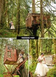 Top 26 Coolest Wedding Venues In The United States Treehouse Point Wedding Treehouse Wedding Places To Get Married