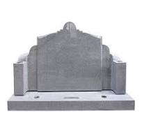 Traditional Shapes of White Granite Tombstone