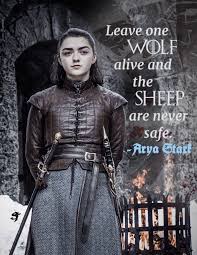 Arya Stark Quote Season 7 Arya Stark Quotes Stark Quote Game Of Thrones Arya