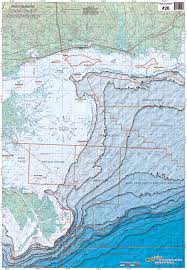 Breton Chandeleur Block And Rig Chart La26 Keith Map