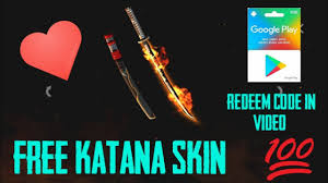 Jadi kode redeem free fire yang seperti ini agak kurang peminatnya dibandingkan yang resmi dari garenanya. Get Free Katana Skin Free Fire Redeem Code In Video X Side Gamer Youtube