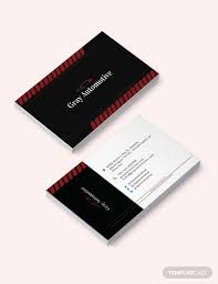 To remove the customization from your card, simply visit the card design studio service page and click remove (listed under next steps). 25 Automotive Business Card Templates Ms Word Illustrator Apple Pages Free Premium Templates