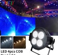 [Hot Item] Bühnenscheinwerfer 4 Augen LED COB Blinder Publikum PAR Licht  IP44