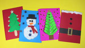 This craft also makes for a great christmas gift for friends and family. Diy Christmas Card Ideas Christmas Craft For Kids Youtube